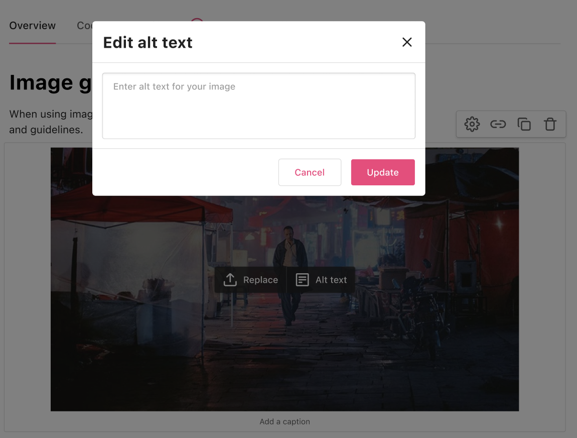 empty Alt text field