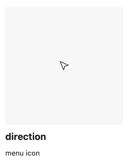 Icon displayed with notes