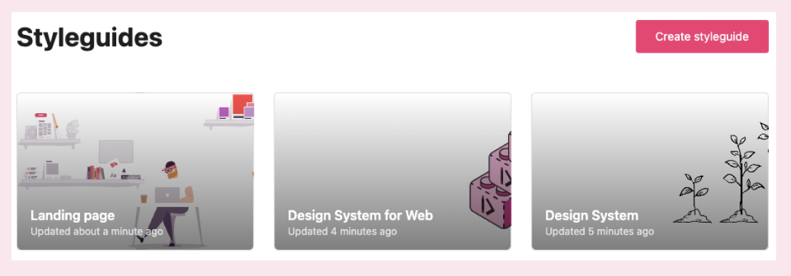 Create styleguides