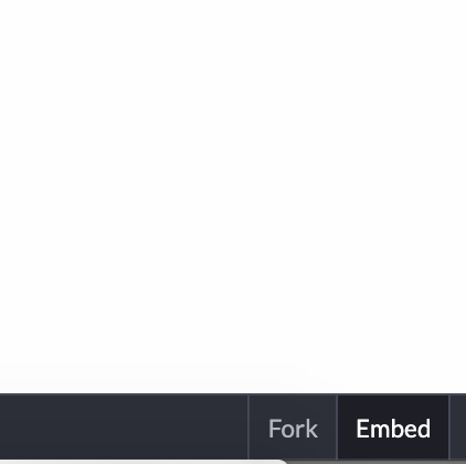 Embed button in Codepen