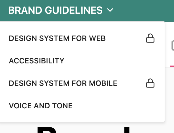 Styleguides to switch between