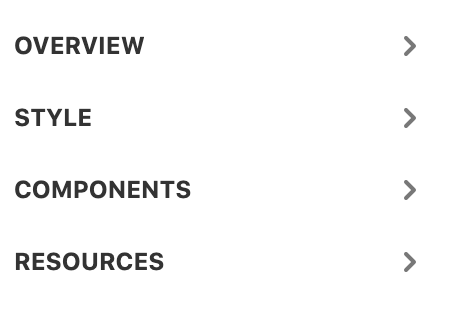 All categories collapsed by default
