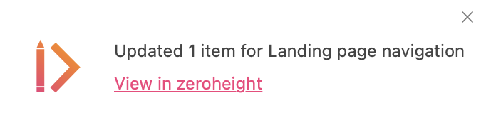Updated item complete window in Sketch