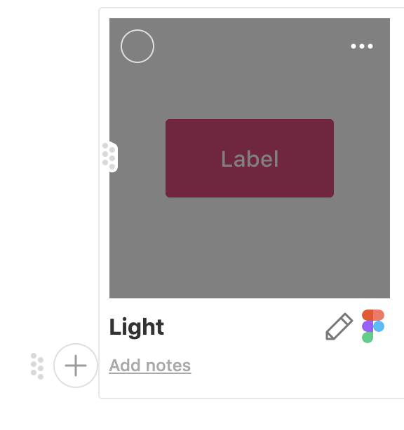 Design upload hovered over to show the three dot menu.