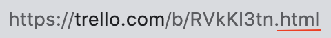 Trello URL