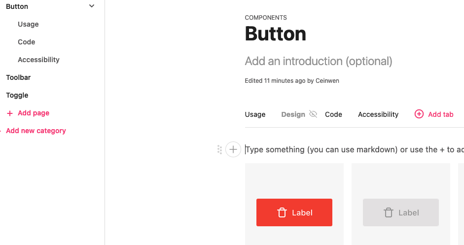 Hidden tab in editor mode
