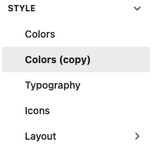 Duplicated styleguide page