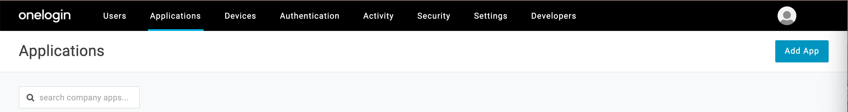 Add Apps button in the Application section
