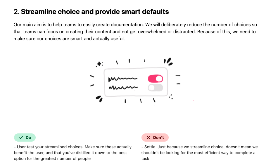 Example of wider width text